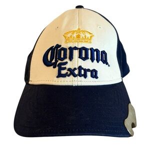 Corona Baseball Hat‎ with bottle opener on brim. Unisex OS